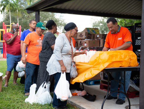 NoMi Cares Food drive event feeding the people of north miami